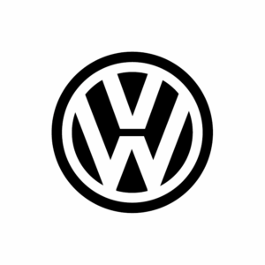 Logo Volkswagen - Adesivo Prespaziato