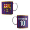 Tazza Personalizzata Barcellona con Nome e Numero ceramica