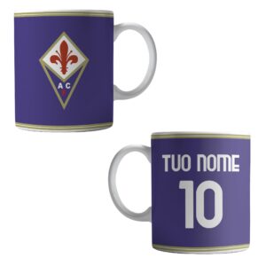 Tazza Personalizzata Fiorentina con Nome e Numero ceramica