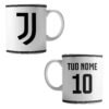 Tazza Personalizzata Juventus con Nome e Numero ceramica