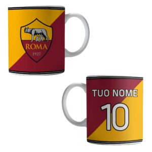 Tazza Personalizzata Roma con Nome e Numero ceramica