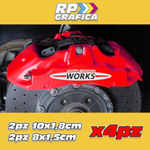 Kit 4 Adesivi Mini John Cooper Works